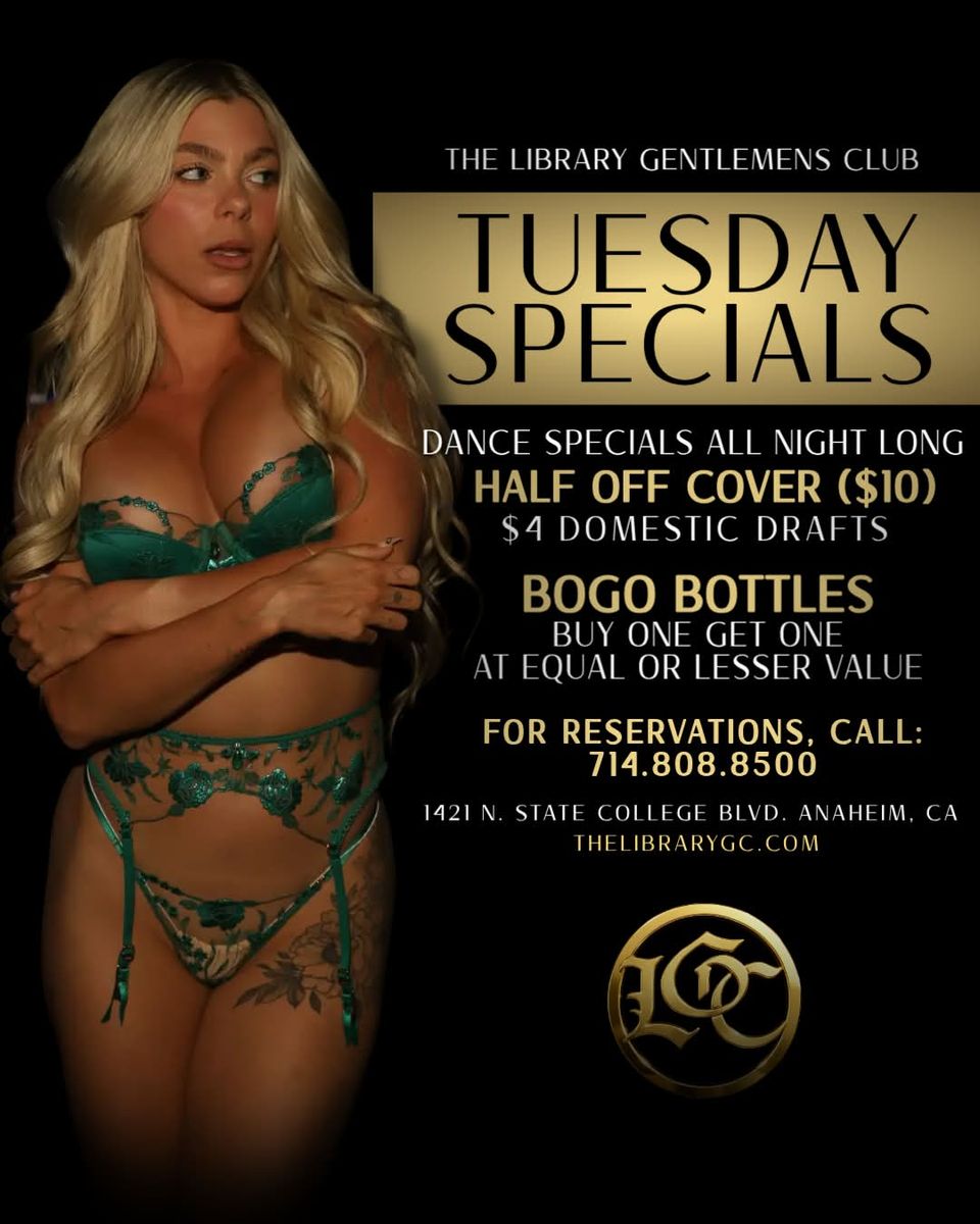 Tuesday Specials flyer